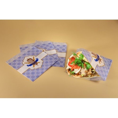 carta politenata per alimenti disegno generico gastronomia 25 x 37 cm SMA GROUP 